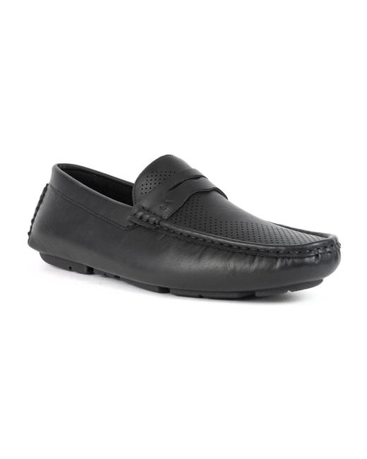 Santino Milano Black Loafers for men