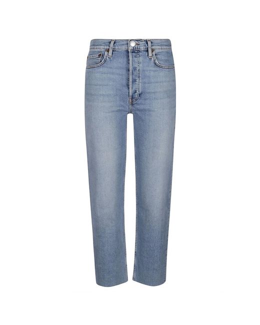 Re/done Blue Slim-Fit Jeans