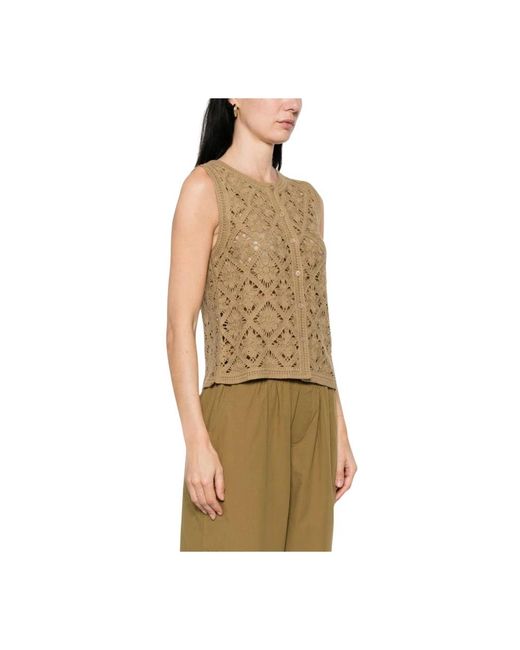 Cardigans Yerse de color Metallic