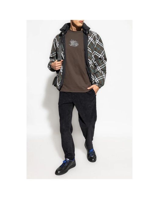 Burberry Gray Light Jackets for men