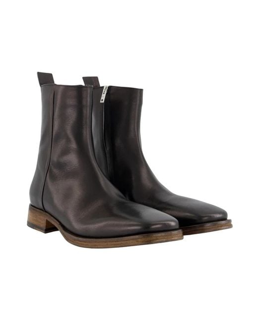 Acne Black Ankle Boots for men