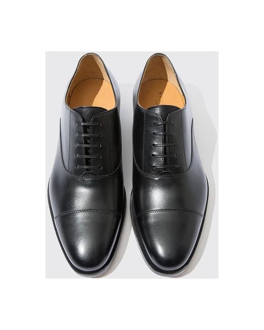 Scarosso Black Laced Shoes for men