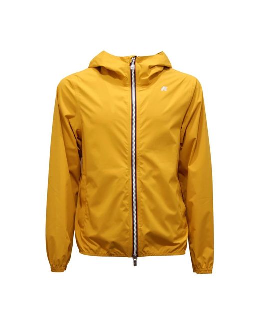 K-Way Yellow Light Jackets for men