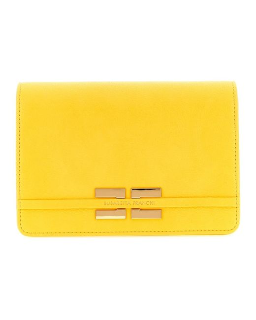 Elisabetta Franchi Yellow Cross Body Bags