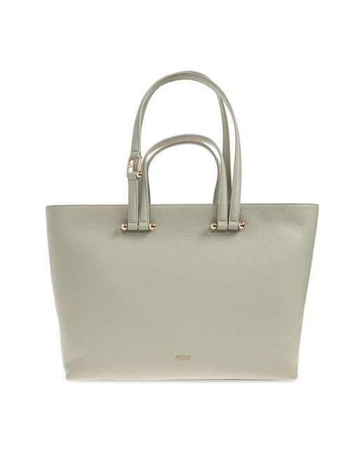 Furla Green Shopper Tasche Duetto Groß