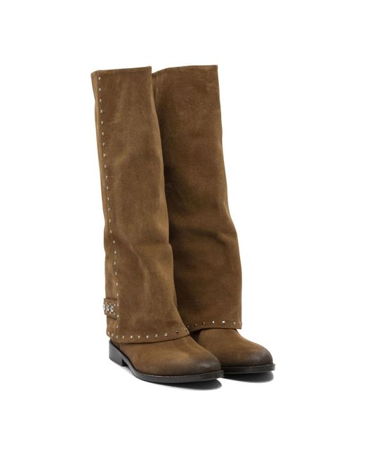 High Boots di Strategia in Brown