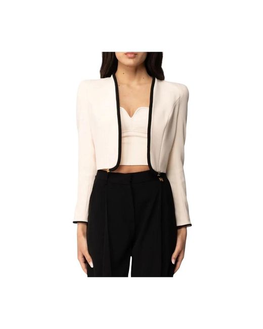 Elisabetta Franchi Black Blazers