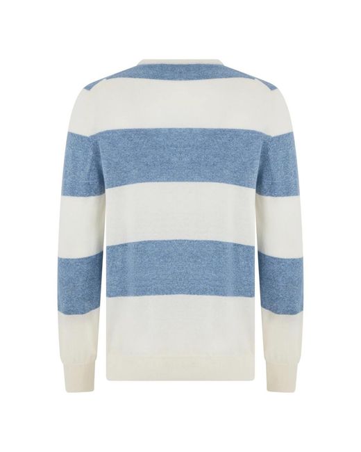 Fedeli Blue Cashmere Knitwear for men