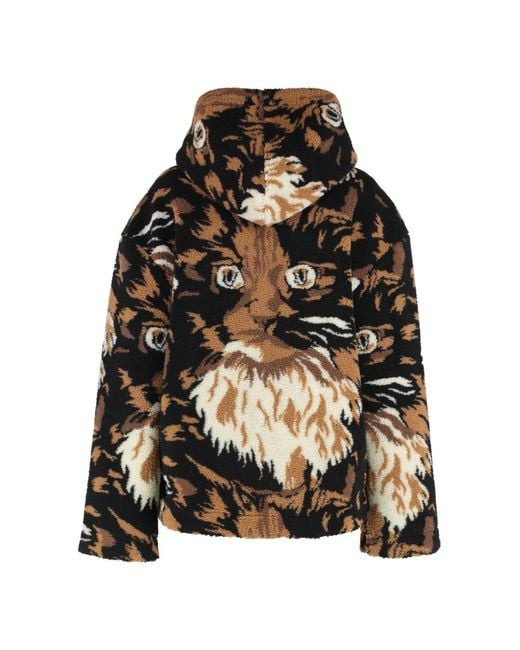 J.W. Anderson Black Faux Fur & Shearling Jackets