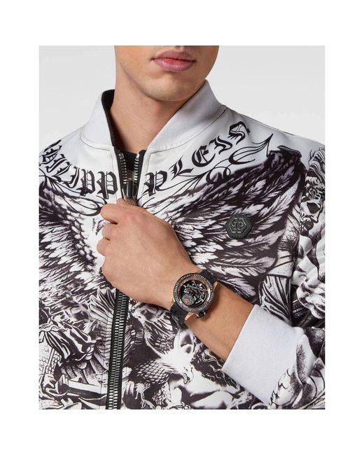 Philipp Plein Plein Rich Automatic Watch in het Black voor heren