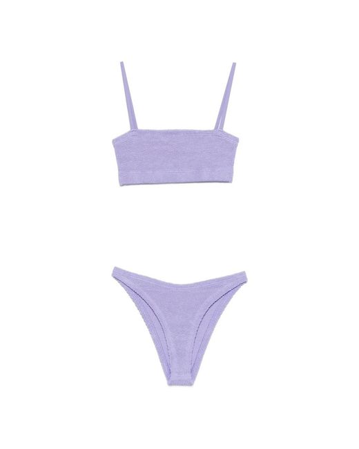Hunza G Purple Bikinis