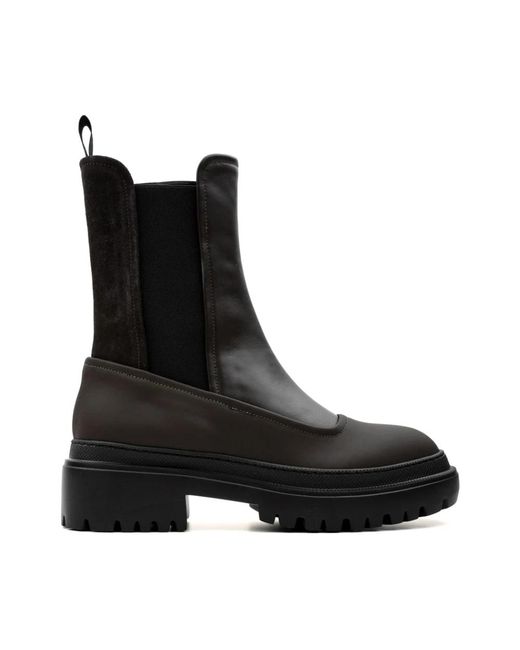 L'Autre Chose Black Chelsea Boots