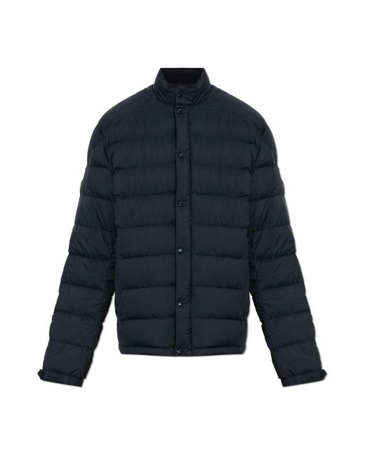 Moncler Jassen ,Blauw ,Polyester Selves Down Jacket in het Blue voor heren