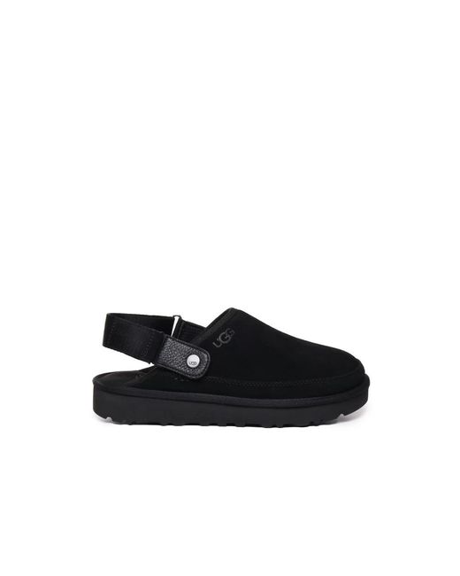 Ugg Black Flat Sandals for men