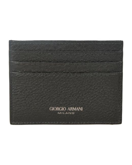 Portefeuilles et porte-cartes Giorgio Armani pour homme en coloris Noir |  Lyst