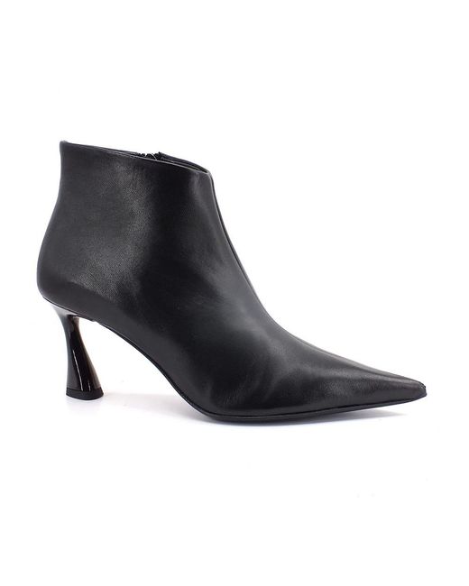 Eddy Daniele Black Heeled Boots