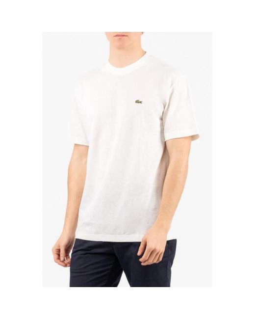 Lacoste White T-Shirts for men