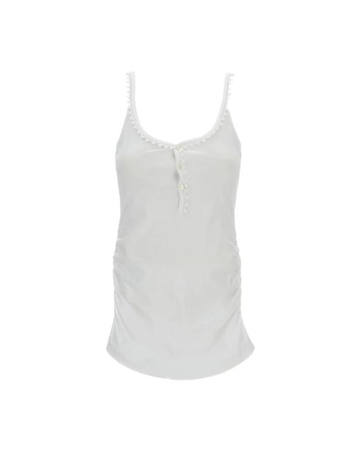 Jacquemus White Maternity Tops