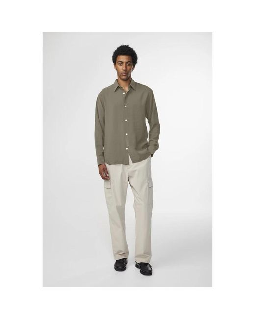 NN07 Green Casual Shirts for men