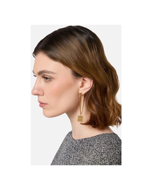 Elisabetta Franchi Metallic Earrings