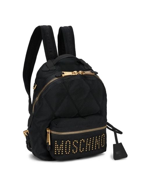 Moschino Black Backpacks