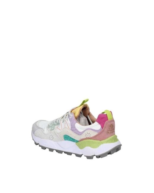 Flower Mountain White Sneakers