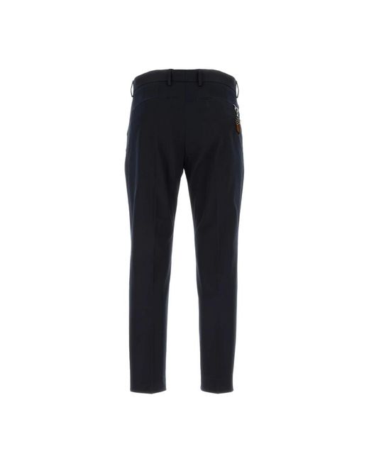 PT Torino Blue Slim-Fit Trousers for men