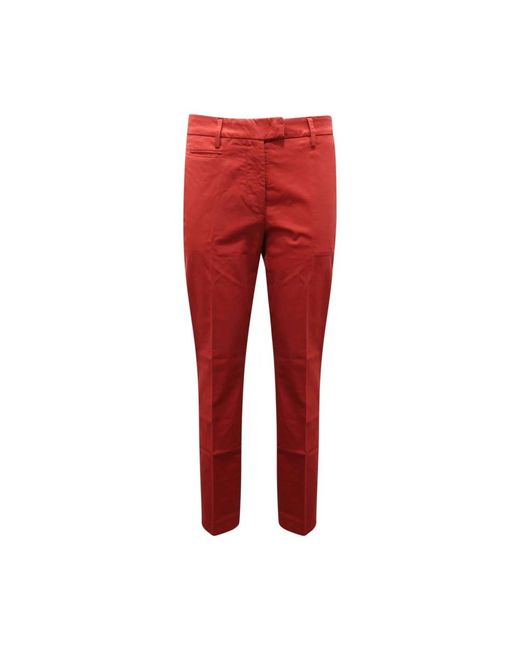 Dondup Red Chinos