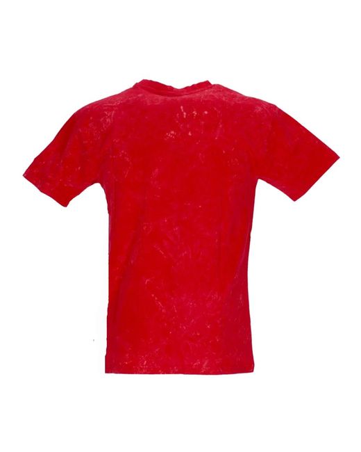 KTZ Tops ,Rood ,Katoen Chicago Bulls Grafische Tee Gewassen Rood in het Red voor heren