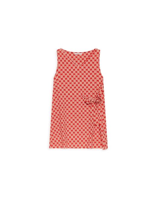Maliparmi Red Sleeveless Tops