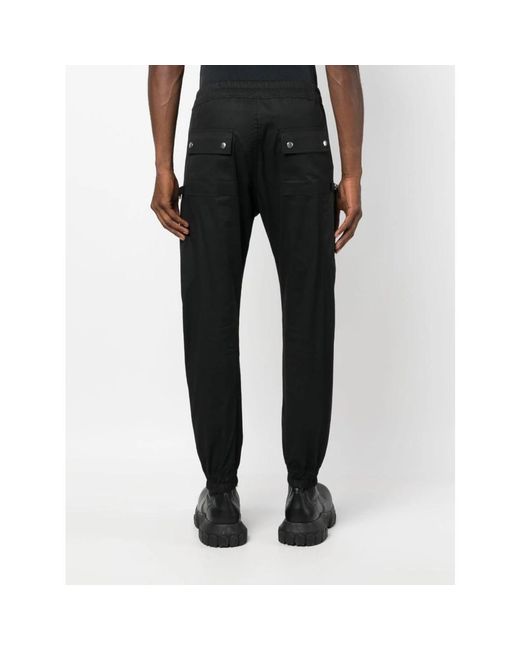 Rick Owens Black Bauhaus Cargo Trousers for men