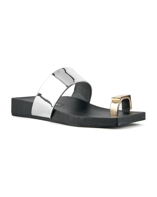 United Nude Black Sliders