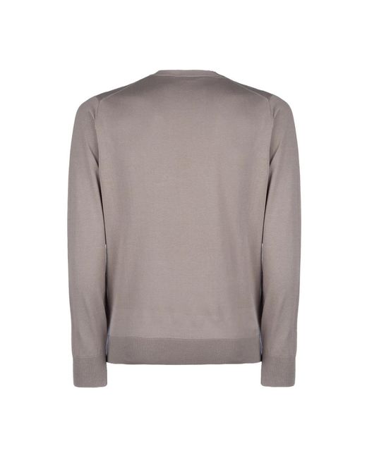 Knitwear > round-neck knitwear Paolo Pecora pour homme en coloris Gray