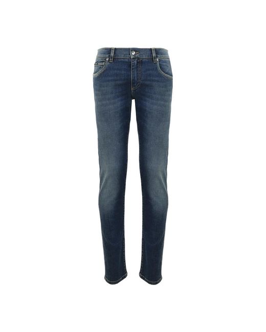 Dolce & Gabbana Slim-fit Jeans in Blue für Herren