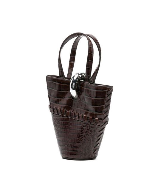 Jacquemus Brown Braune Schultertasche Mit Henkeln