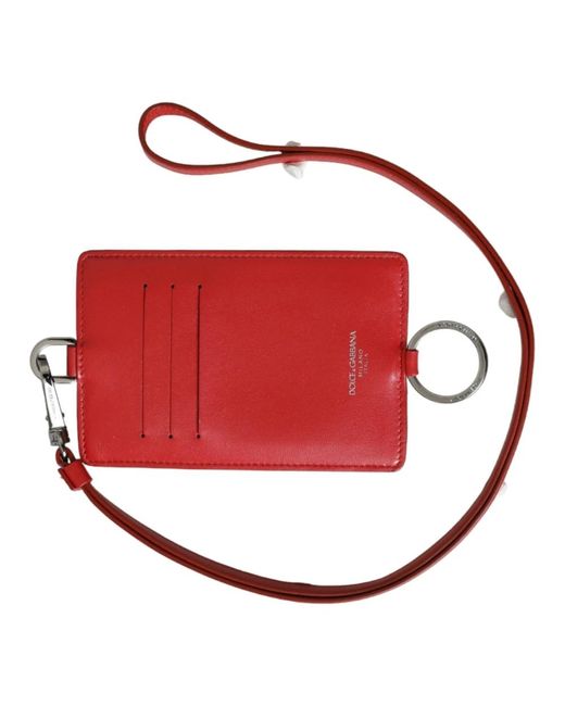 Dolce & Gabbana Red Wallets & Cardholders