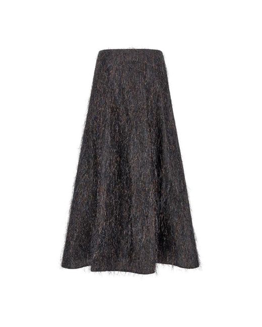 Peserico Gray Midi Skirts