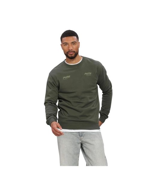 Pure Path Pure Sweater in het Green voor heren