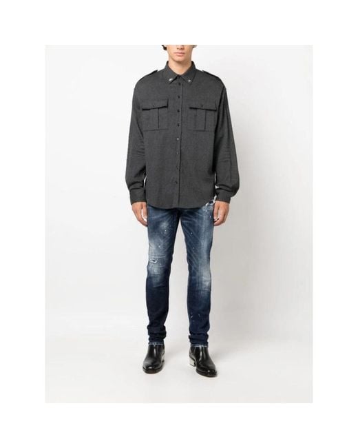 DSquared² Casual Overhemden in het Gray voor heren