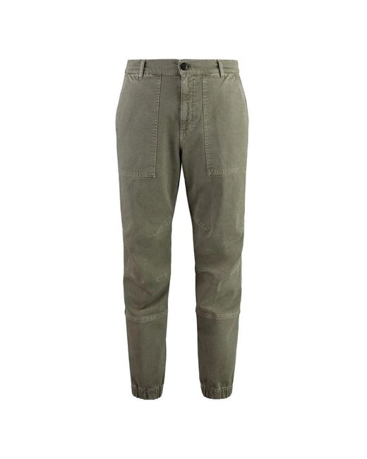 Dondup Cargohose mit elastischen knöchelbündchen in Green für Herren