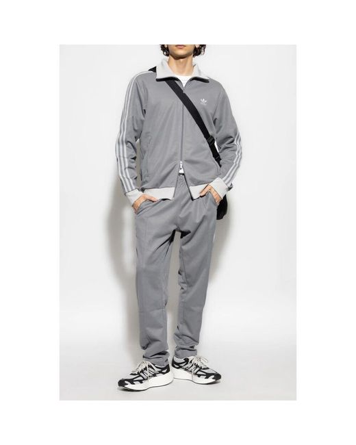 Adidas Originals Gray Zip-Throughs for men