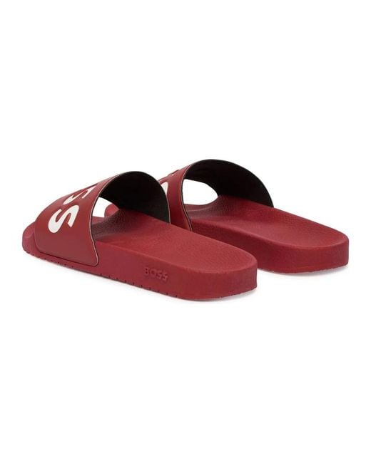 HUGO Red Sliders for men