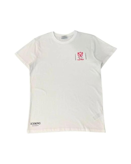 Iceberg White T-Shirts for men