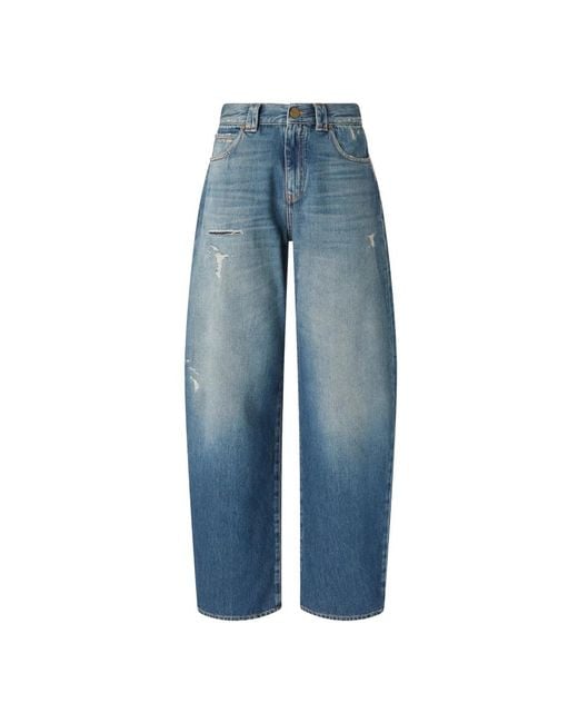 Pinko Blue Loose Fit Jeans