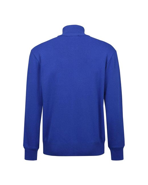 Autry Hochgeschlossener Sweatshirt Mit Reißverschluss Und Gesticktem Logo in Blue für Herren
