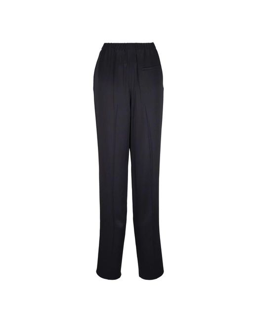 Straight Trousers di Giorgio Armani in Blue