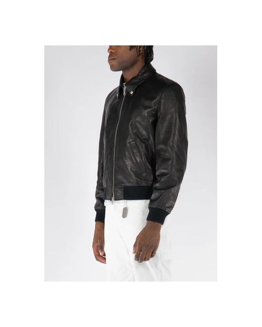 Covert Black Leather Jackets for men