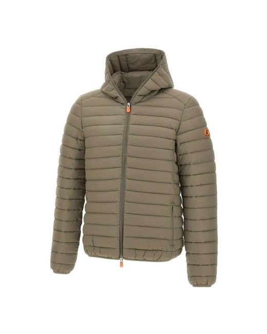 Save The Duck Green Winter Jackets for men