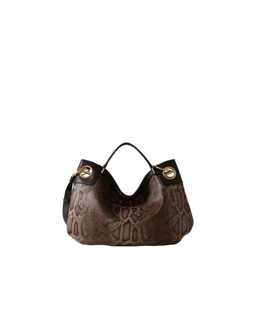 Borbonese Brown London Handtasche