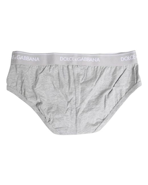 Dolce & Gabbana Gray Underpants for men